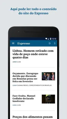 Expresso.pt android App screenshot 4